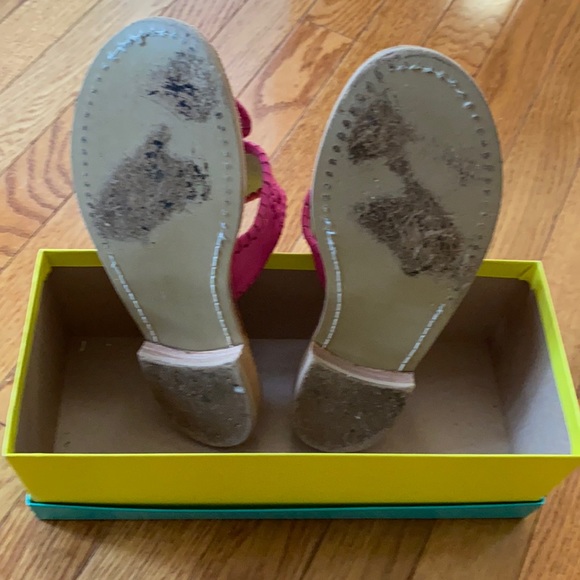 Lightly worn, size 8.5 Jack Rogers magenta - Picture 2 of 3